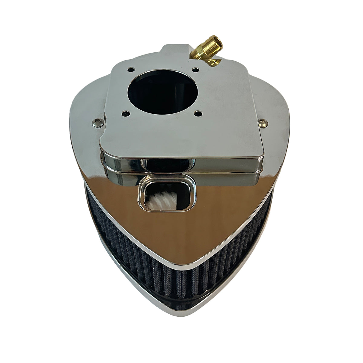 Facet-Cut Airbox - Chrome