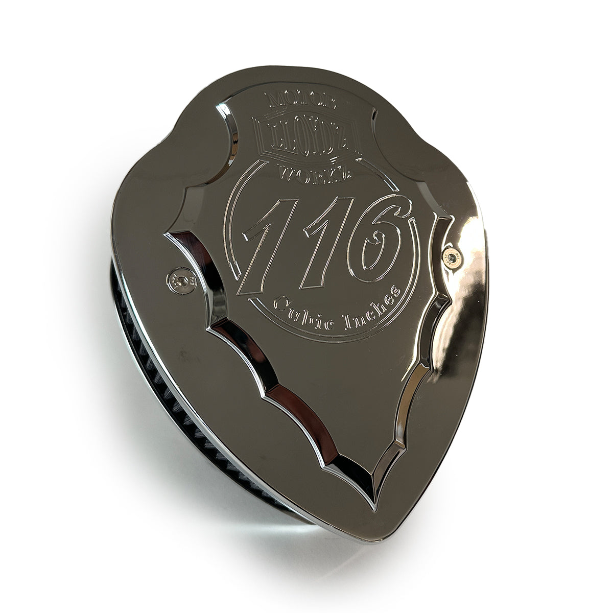 Facet-Cut Airbox - Chrome