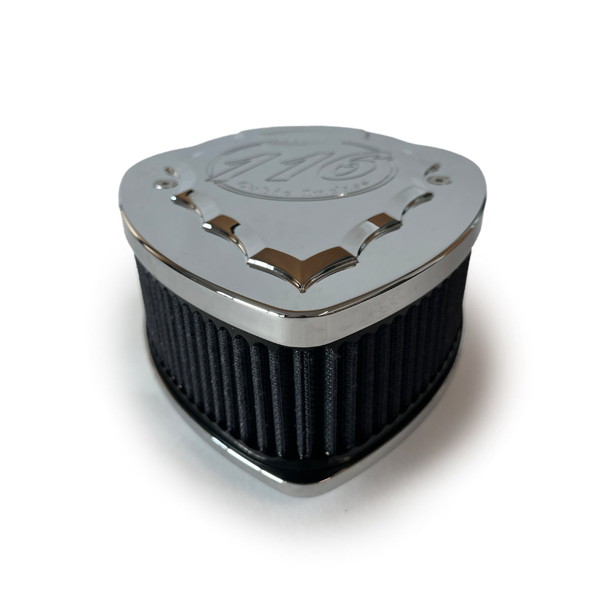 Facet-Cut Airbox - Chrome