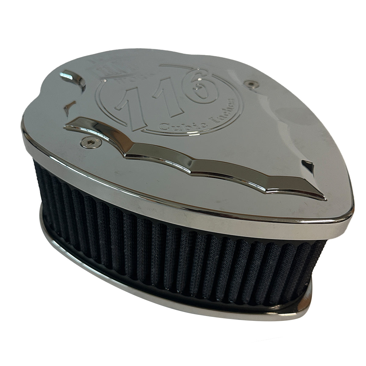 Facet-Cut Airbox - Chrome